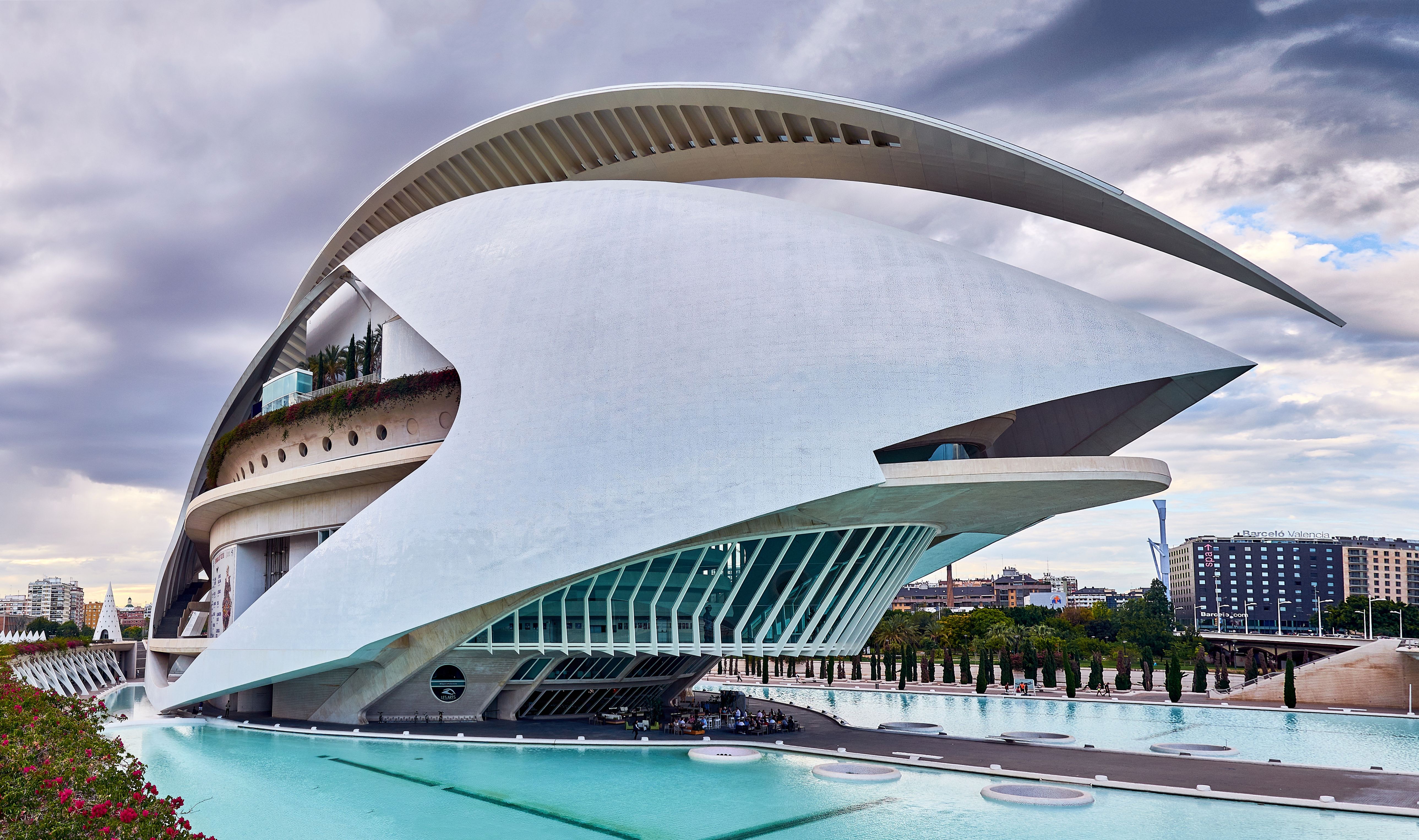 Cité de l'Art et des Sciences par Santiago Calatrava, Valence, Espagne